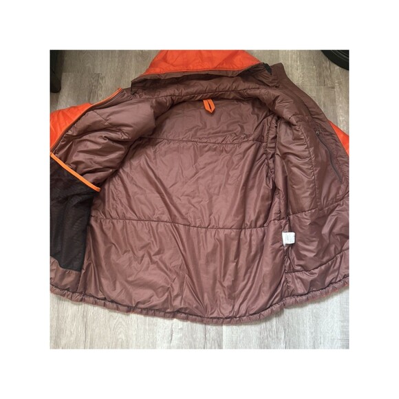 Vintage 90s / 2000s Patagonia Puffball Jacket Full Zip Medium Orange 83970 Men - Picture 9 of 13